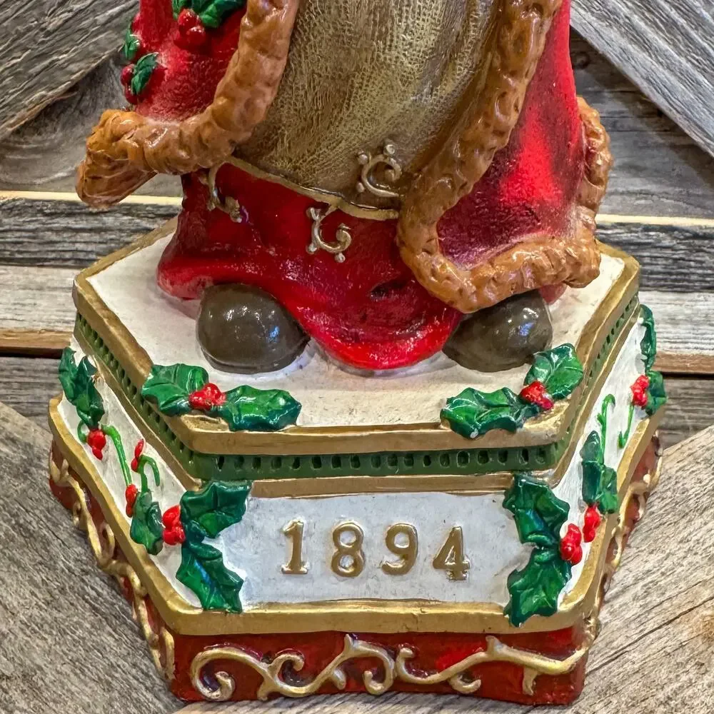 Vintage Visions of Santa 1894 Victorian Cake Figurine Home for Holidays 10